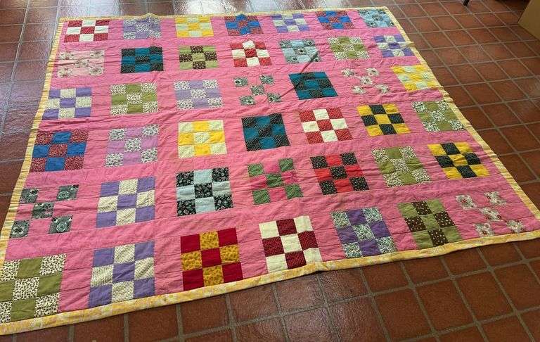 Handmade Patchwork Quilt image