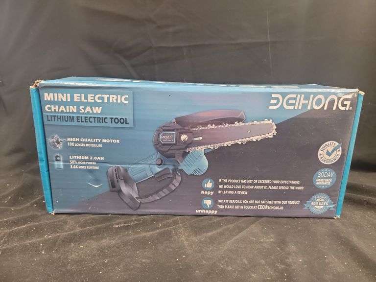 DEIHONG Mini Electric Chain Saw Lithium Electric Tool image