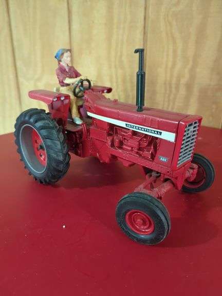 International Farmall 826 Tractor Toy with Figurine