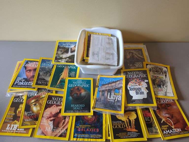 Assorted National Geographic Magazines image
