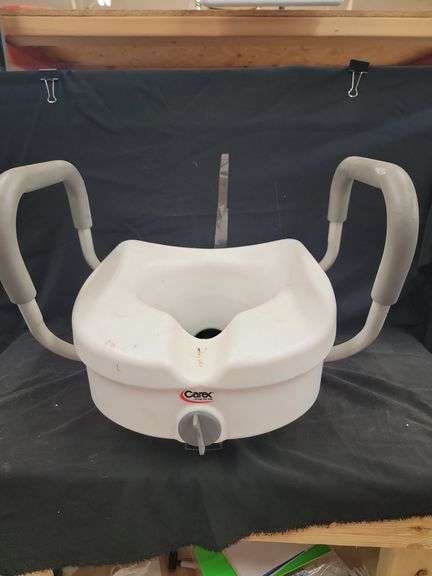 Carex Toilet Seat Riser with Handles image
