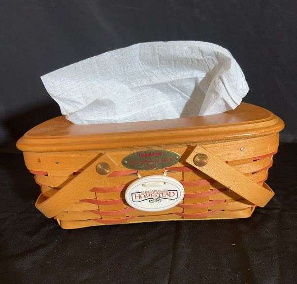Longaberger Warm Memories Basket Tissue Box Cover image