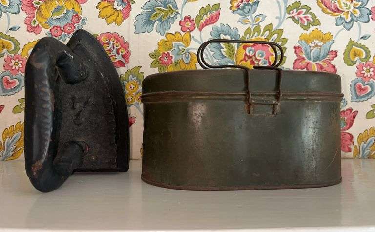 Sad Iron and Handy Canister image
