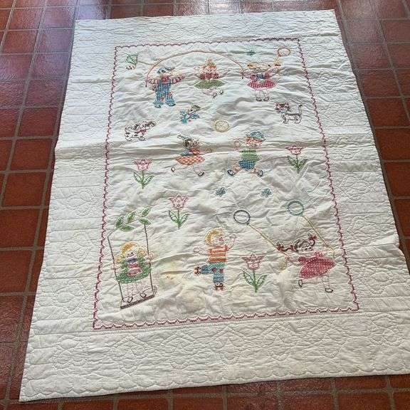 Embroidered Children's Quilt image