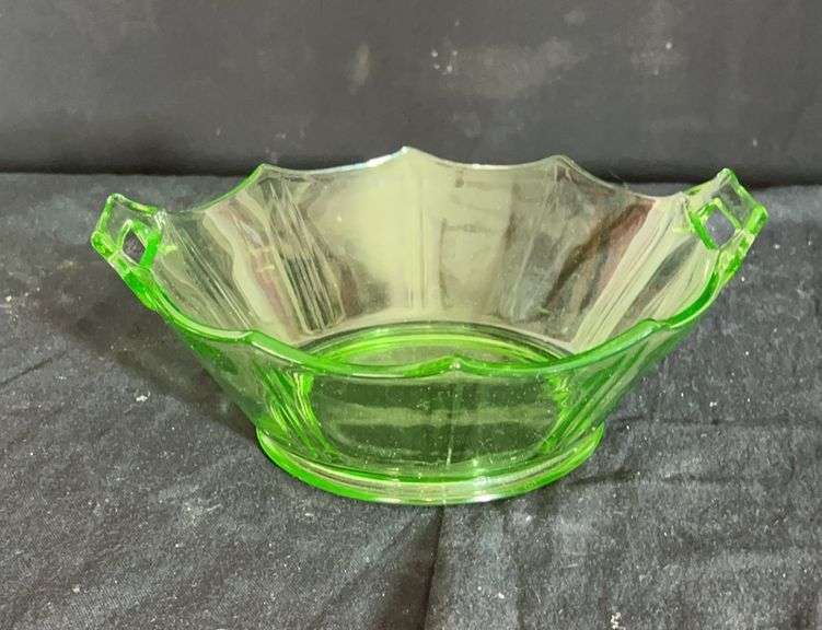 Uranium Glass Bowl image