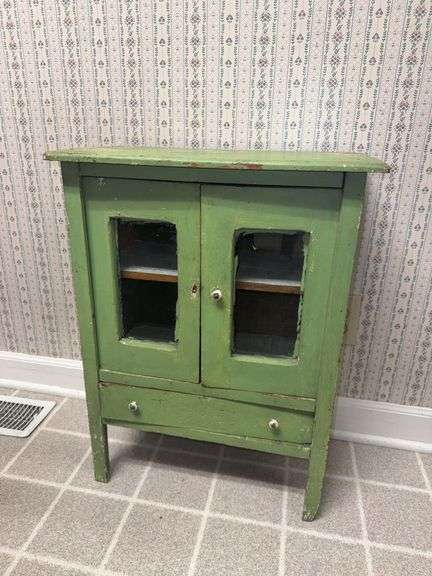 Green Painted Cabinet image
