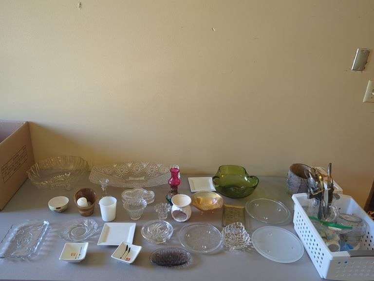 Assorted Glass Dishes and Bowls image