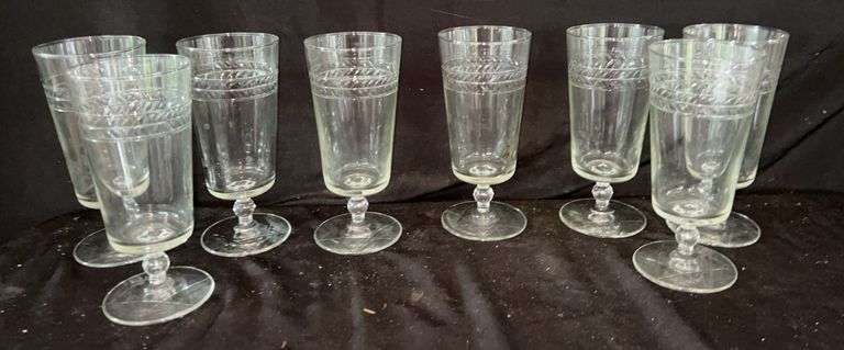 Set of Stemmed Drinking Glasses image