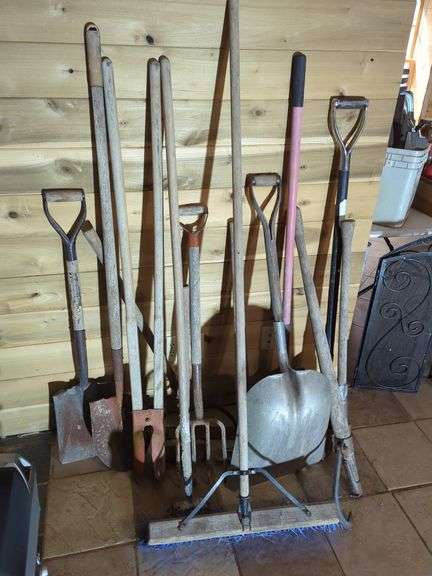 Collection of Garden and Farm Tools image