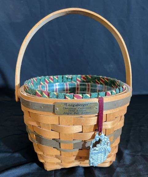 Longaberger Christmas Collection Jingle Bell Basket image