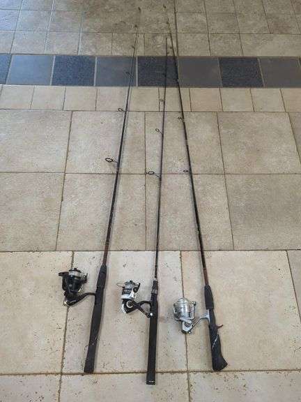 Fishing Rod and Reel Assortment of Three image