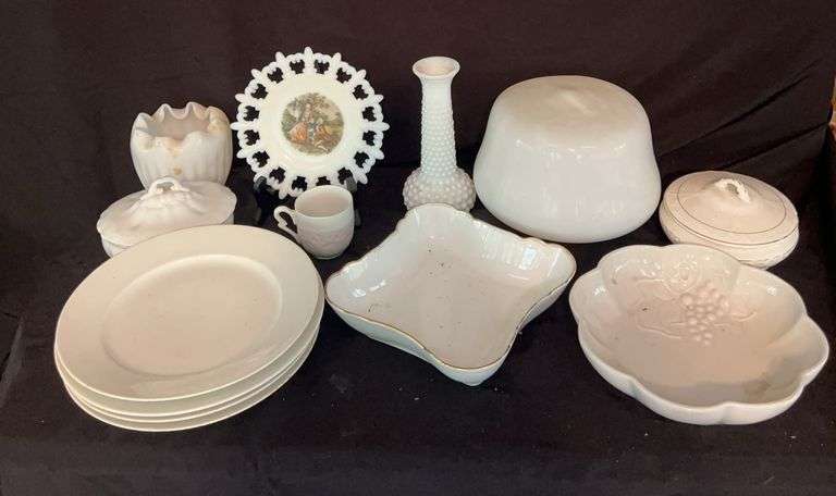 White Porcelain Decorative Assortment image