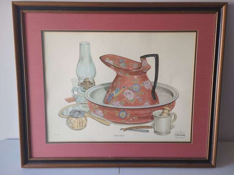 C. Don Ensor 'His 'n' Hers' Framed Print 1975 image