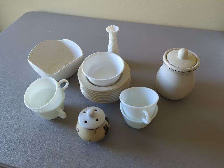 Variety of Bowls, Vases, Cups, and Dishes image