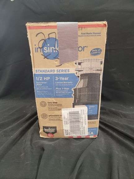 InSinkErator Badger 5XL 1/2 HP Food Waste Disposer image