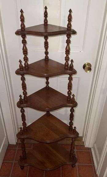 Wooden Corner Shelf image