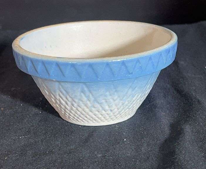 Small Blue and White Stoneware Bowl image