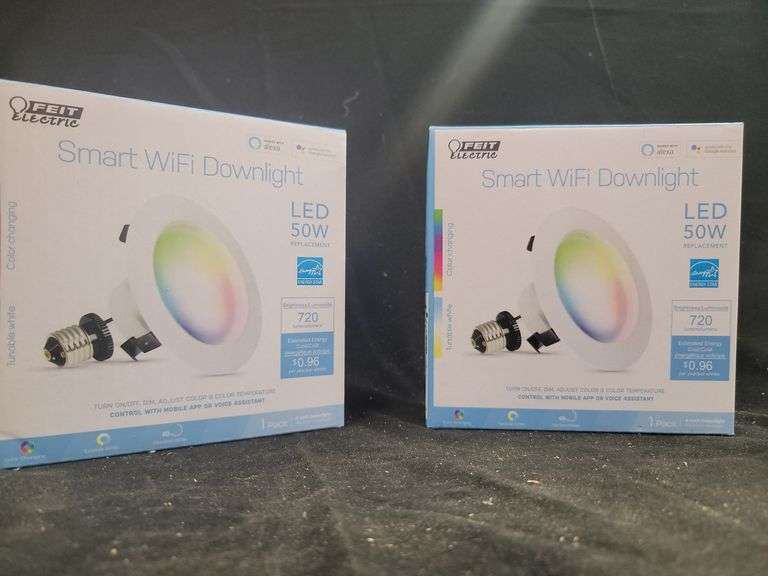 Two Feit Electric 50W LED Smart WiFi Downlights image