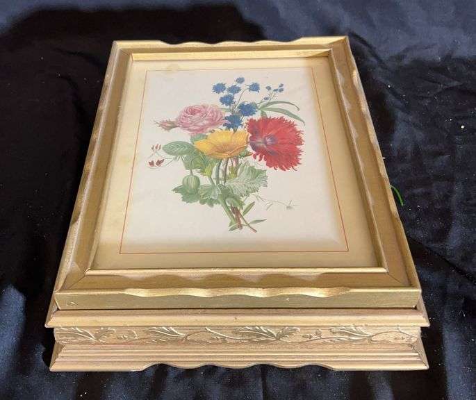 Floral Box with Brushes and Wax Roller Clips image