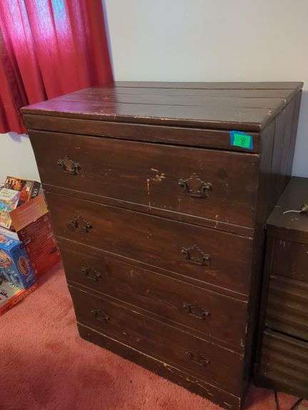 Wood Chest of Drawers image