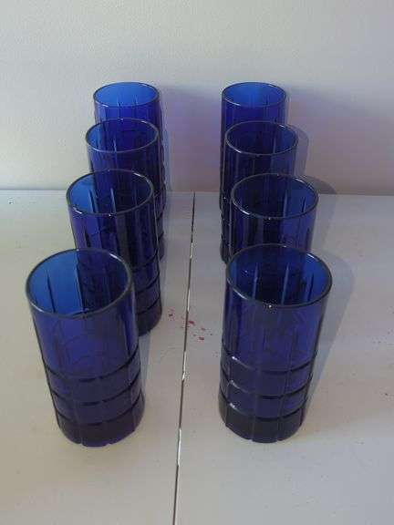 Cobalt Blue Drinking Glasses image
