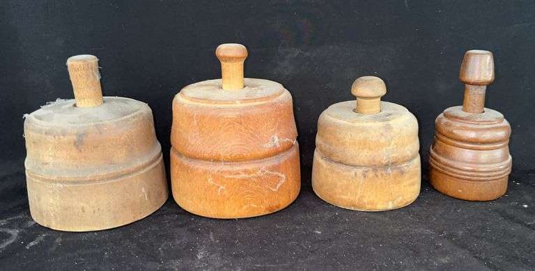 Group of Wooden Butter Molds image