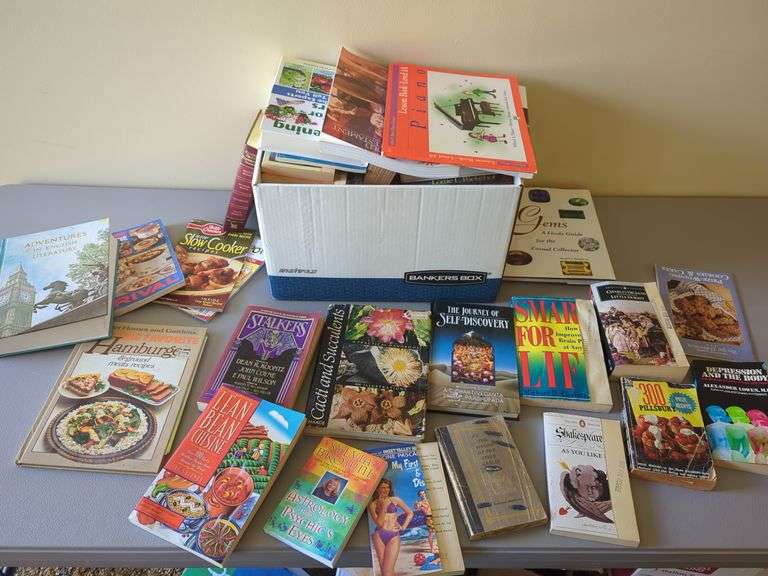 Box of Assorted Books image
