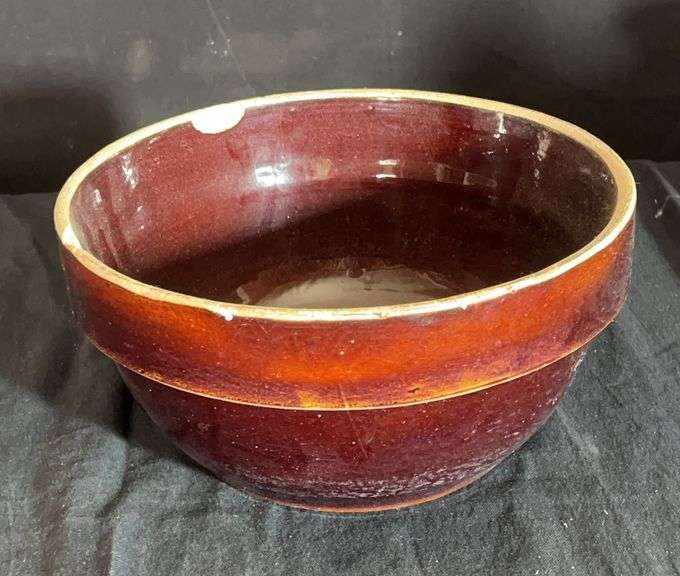 Maroon Glazed Bowl image