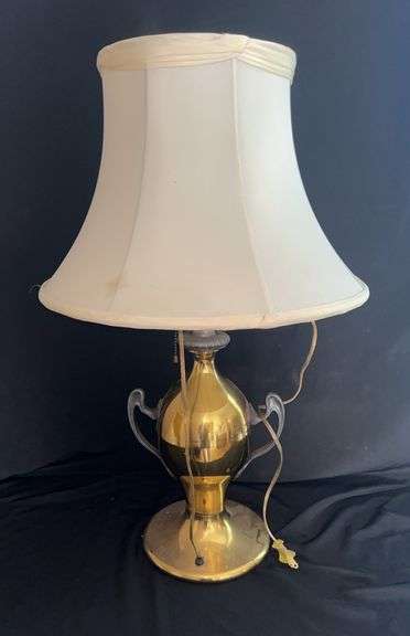 Brass-Finished Table Lamp image