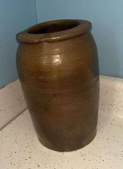 Brown Stoneware Crock image