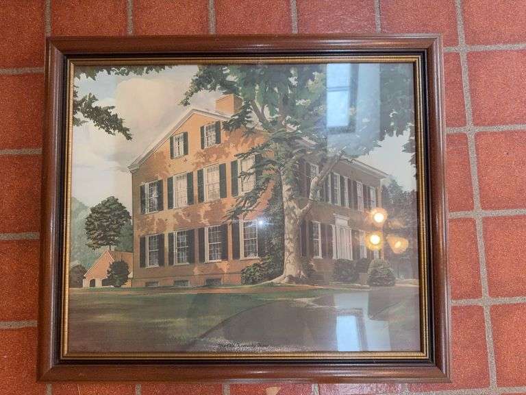 Framed Larry Frost 'My Old Kentucky Home' Print image