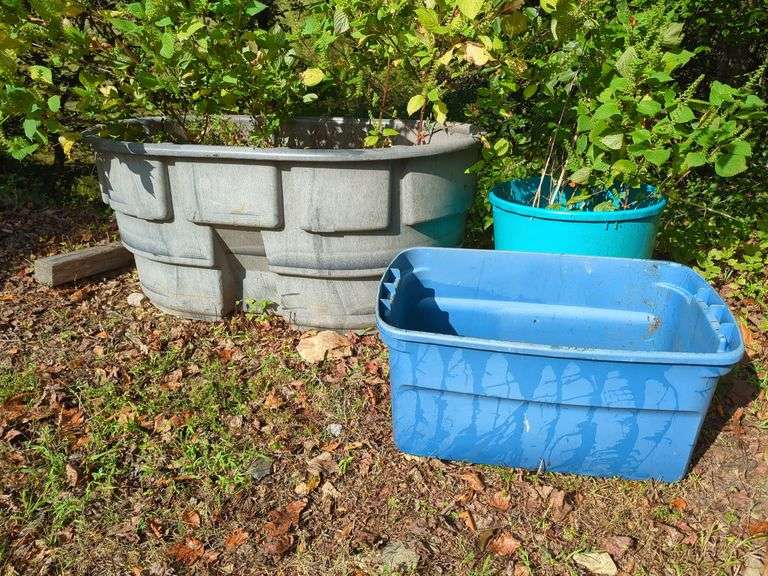 Three Assorted Plastic Containers image