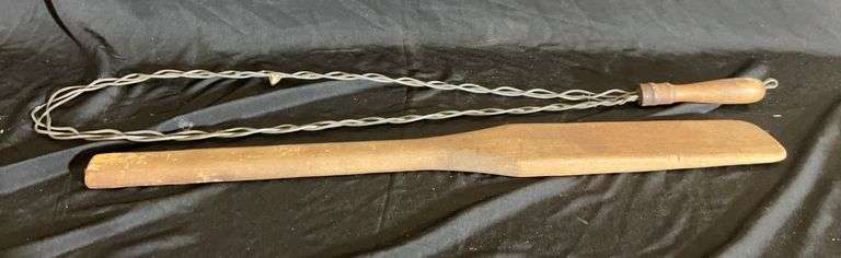 Wire Beater and Wooden Spatula image