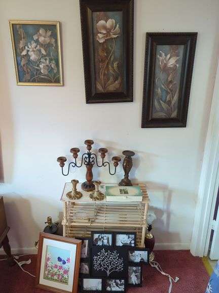 Picture Frames, Candlestick Holders, and Lamps image