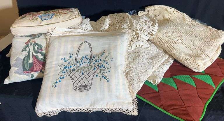 Decorated Pillow and Linen Group image