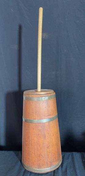 Wood Butter Churn with Dasher image