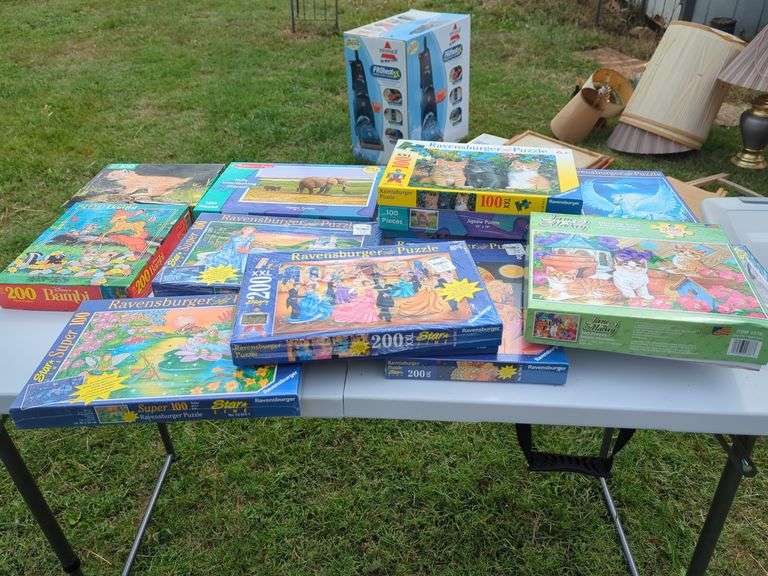 Variety of Jigsaw Puzzles: Ravensburger, Bambi, and More image