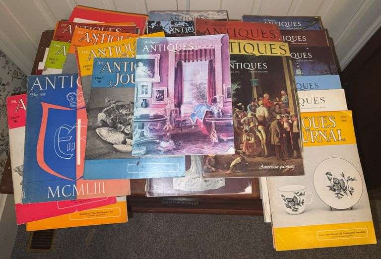 Collection of Antiques Magazines image