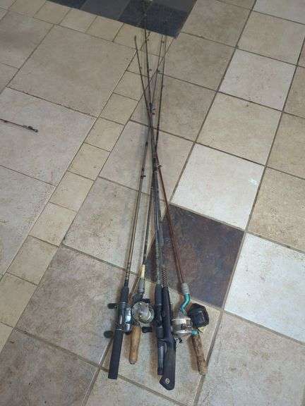 Fishing Rod and Reel Assortment - Includes Zebco and Shakespeare image