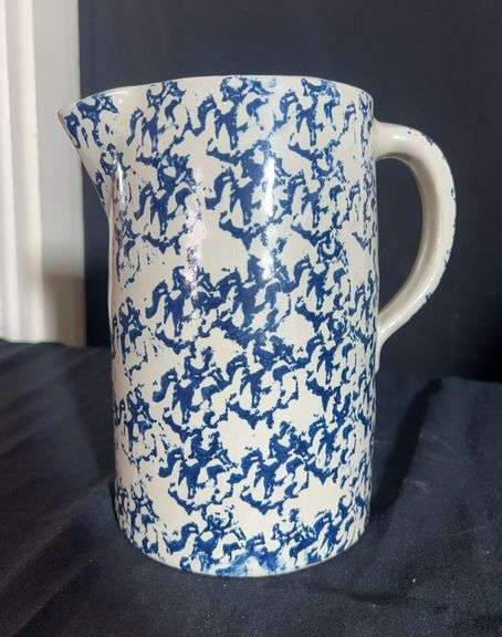 White & Blue Pitcher image
