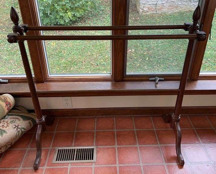 Wooden Quilt Rack image