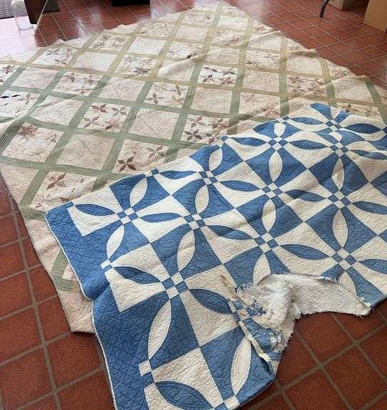Pair of Patchwork Quilts image