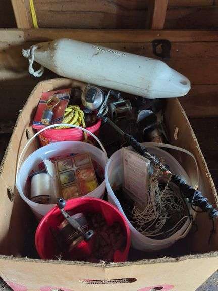 Box of Fishing Supplies image