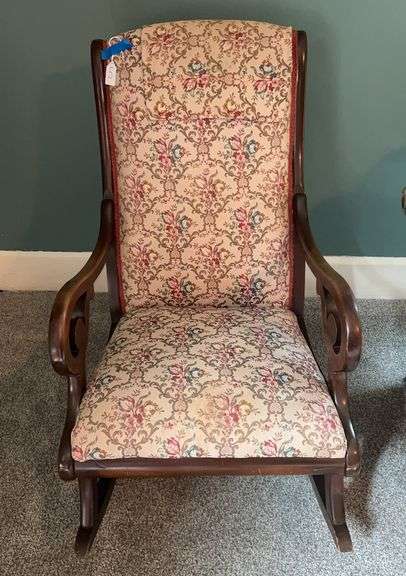 Floral Rocking Chair image