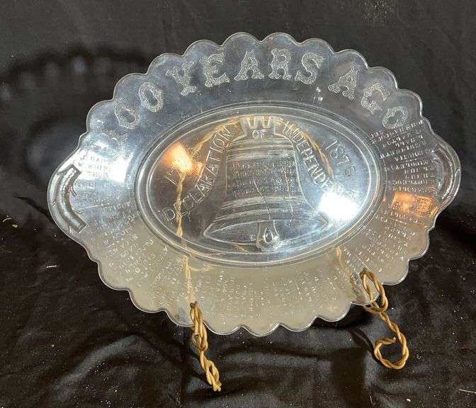 1876 Centennial Plate Declaration of Independence image