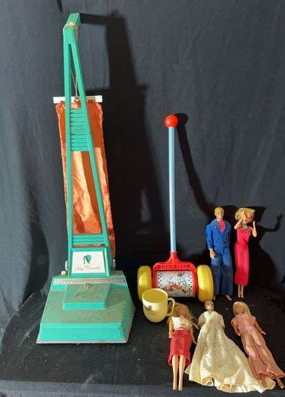 Dolls, Fisher Price Toy, Topper Suzy Homemaker Toy Vacuum image