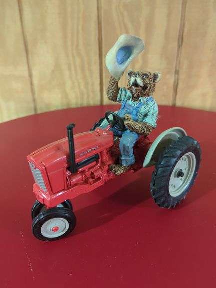 Scale Model Tractors: Ford 771 & Bear Figurine