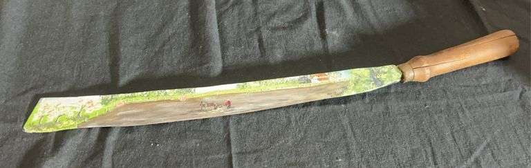 Decorative Painted Machete image