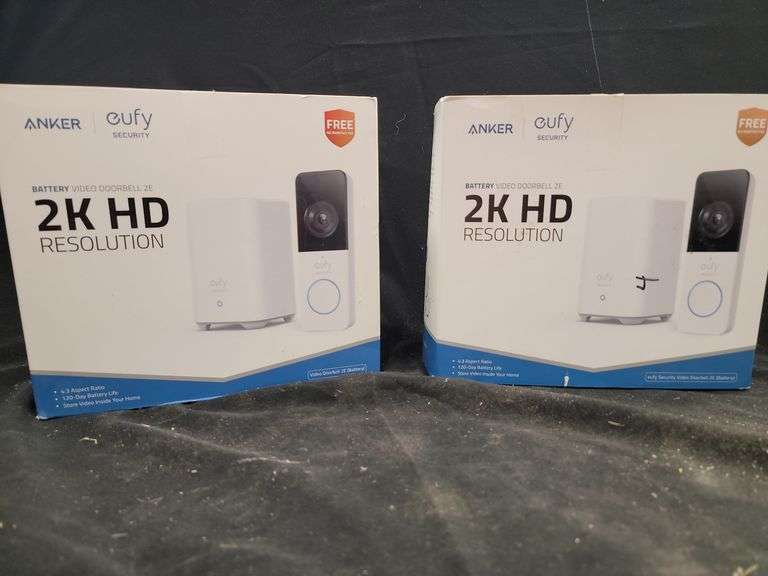 Two Anker Eufy Security Battery Video Doorbell 2E image