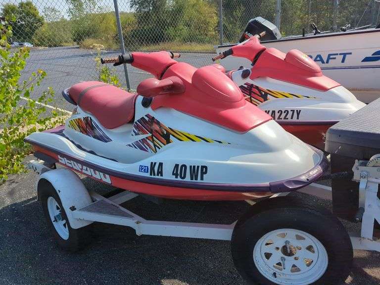 1997 Sea-Doo GSX 5624 Jet Skis, Qty 2, With Covers, VIN